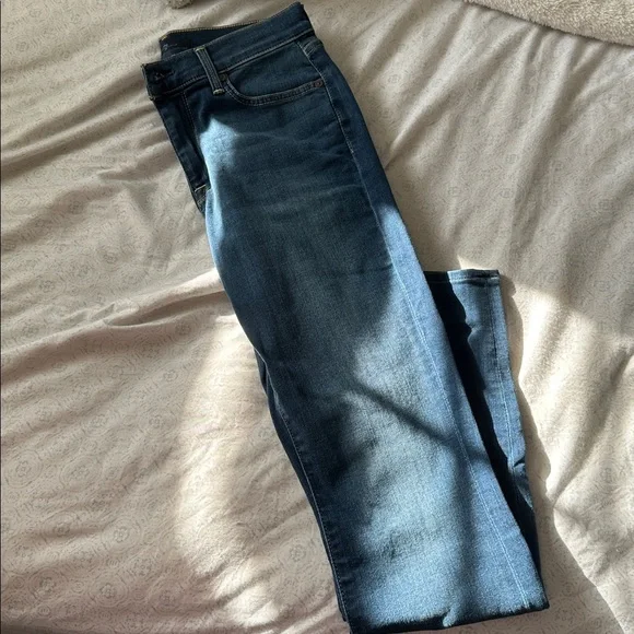 7 For All Mankind Dark Blue Skinny Jeans - Picture 3 of 3